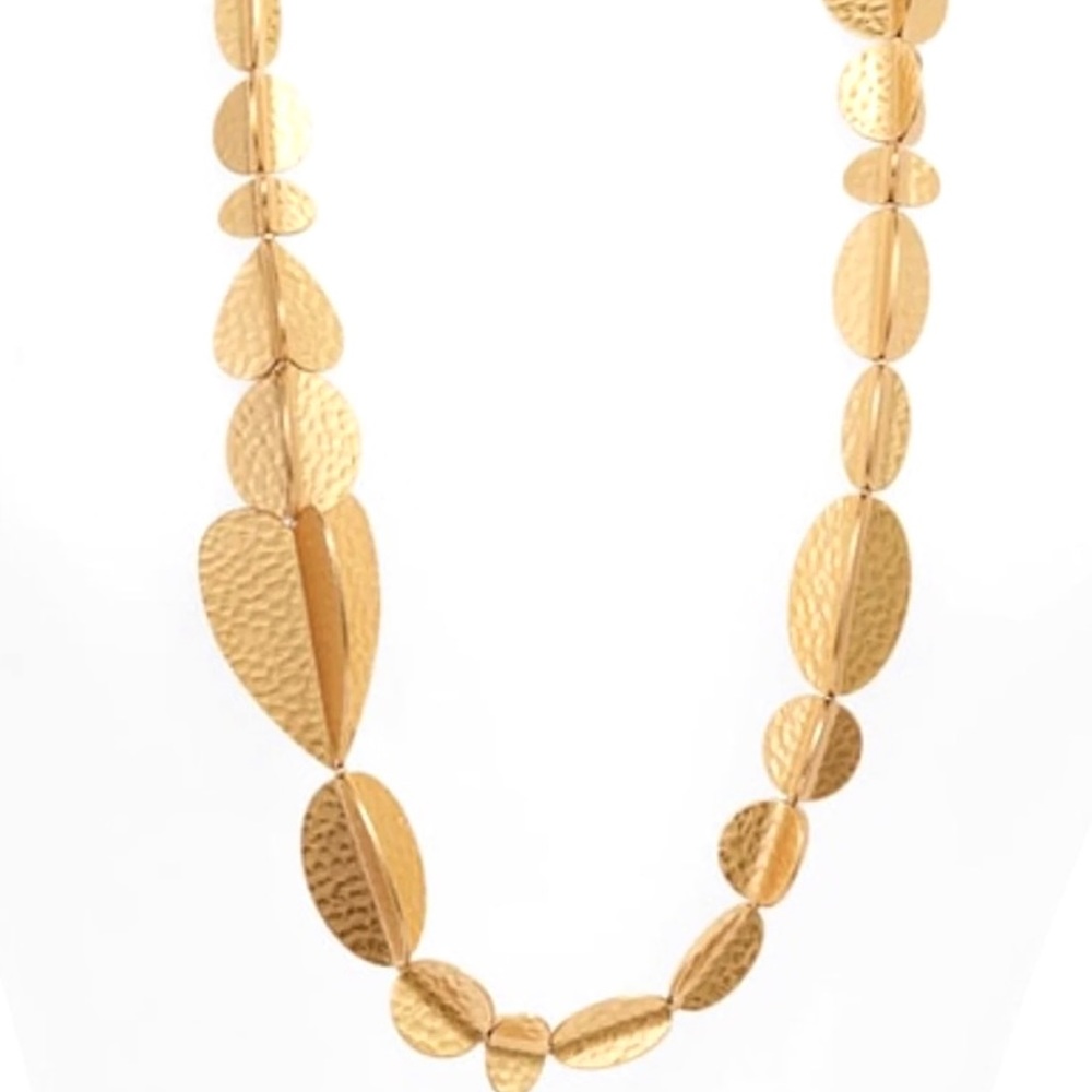 $278 Kate Spade Metal Petal Heart Long Necklace